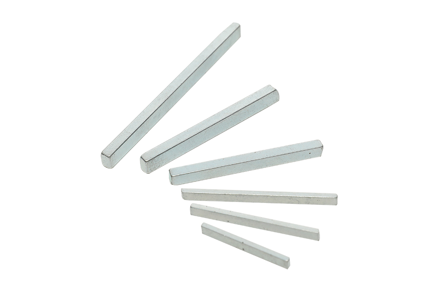 Rectangular bar of pure silver permanent magnets